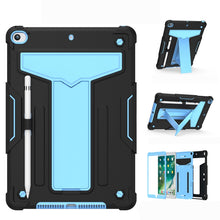 Load image into Gallery viewer, T-shaped Bracket Contrast Color Shockproof PC + Silicone Flat Protective Case