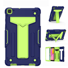 Load image into Gallery viewer, T-shaped Bracket Contrast Color Shockproof PC + Silicone Flat Protective Case