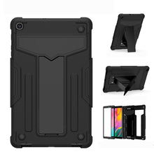 Load image into Gallery viewer, T-shaped Bracket Contrast Color Shockproof PC + Silicone Flat Protective Case