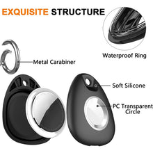 Load image into Gallery viewer, 2pcs Waterproof Anti-drop Anti-lost Tracker Positioning TPU Protective Case for AirTag 2nd Gen / AirTag 1st Gen