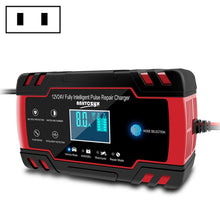 Load image into Gallery viewer, ANHTCzyx 12V 8A  / 24V 4A Automobile Battery Charger Motorcycle Battery Repair Type AGM, US Plug (Red), EU Plug (Red), UK Plug (Red), AU Plug (Red)