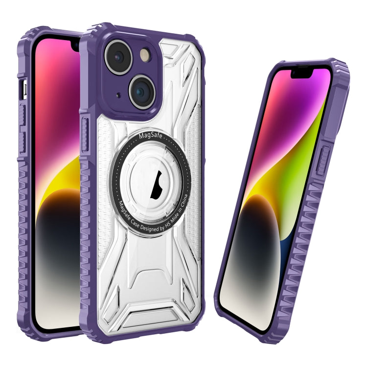 Double-sided Non-slip PC+TPU Magsafe Magnetic Phone Case, For iPhone 15 Pro Max, For iPhone 15 Pro, For iPhone 15 Plus, For iPhone 15