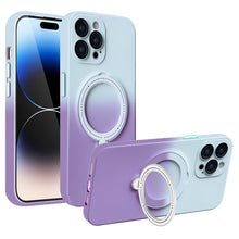 Load image into Gallery viewer, Gradient TPU MagSafe Holder Phone Case, For iPhone 14 Plus, For iPhone 14, For iPhone 14 Pro, For iPhone 14 Pro Max, For iPhone 13 Pro Max, For iPhone 13 Pro, For iPhone 13, For iPhone 12