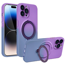Load image into Gallery viewer, Gradient TPU MagSafe Holder Phone Case, For iPhone 14 Plus, For iPhone 14, For iPhone 14 Pro, For iPhone 14 Pro Max, For iPhone 13 Pro Max, For iPhone 13 Pro, For iPhone 13, For iPhone 12