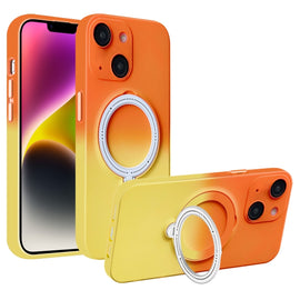 Gradient TPU MagSafe Holder Phone Case, For iPhone 14 Plus, For iPhone 14, For iPhone 14 Pro, For iPhone 14 Pro Max, For iPhone 13 Pro Max, For iPhone 13 Pro, For iPhone 13, For iPhone 12