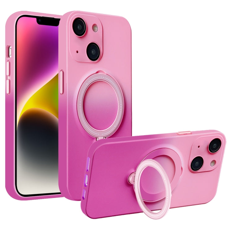 Gradient TPU MagSafe Holder Phone Case, For iPhone 14 Plus, For iPhone 14, For iPhone 14 Pro, For iPhone 14 Pro Max, For iPhone 13 Pro Max, For iPhone 13 Pro, For iPhone 13, For iPhone 12