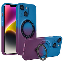 Load image into Gallery viewer, Gradient TPU MagSafe Holder Phone Case, For iPhone 14 Plus, For iPhone 14, For iPhone 14 Pro, For iPhone 14 Pro Max, For iPhone 13 Pro Max, For iPhone 13 Pro, For iPhone 13, For iPhone 12