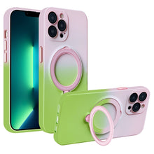 Load image into Gallery viewer, Gradient TPU MagSafe Holder Phone Case, For iPhone 14 Plus, For iPhone 14, For iPhone 14 Pro, For iPhone 14 Pro Max, For iPhone 13 Pro Max, For iPhone 13 Pro, For iPhone 13, For iPhone 12