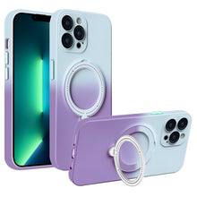 Load image into Gallery viewer, Gradient TPU MagSafe Holder Phone Case, For iPhone 14 Plus, For iPhone 14, For iPhone 14 Pro, For iPhone 14 Pro Max, For iPhone 13 Pro Max, For iPhone 13 Pro, For iPhone 13, For iPhone 12