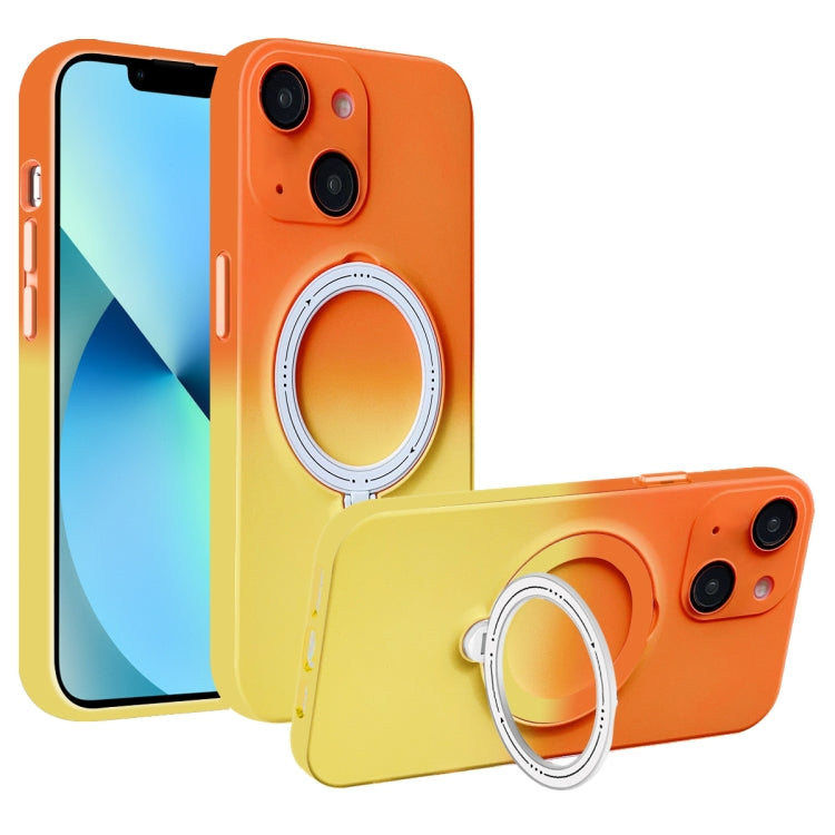Gradient TPU MagSafe Holder Phone Case, For iPhone 14 Plus, For iPhone 14, For iPhone 14 Pro, For iPhone 14 Pro Max, For iPhone 13 Pro Max, For iPhone 13 Pro, For iPhone 13, For iPhone 12
