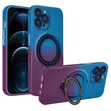 Load image into Gallery viewer, Gradient TPU MagSafe Holder Phone Case, For iPhone 12 Pro Max, For iPhone 12 Pro, For iPhone 11 Pro Max, For iPhone 11, For iPhone 11 Pro