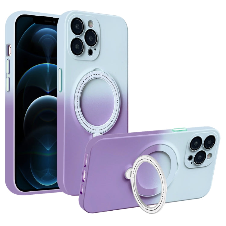 Gradient TPU MagSafe Holder Phone Case, For iPhone 12 Pro Max, For iPhone 12 Pro, For iPhone 11 Pro Max, For iPhone 11, For iPhone 11 Pro