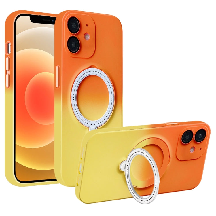 Gradient TPU MagSafe Holder Phone Case, For iPhone 14 Plus, For iPhone 14, For iPhone 14 Pro, For iPhone 14 Pro Max, For iPhone 13 Pro Max, For iPhone 13 Pro, For iPhone 13, For iPhone 12