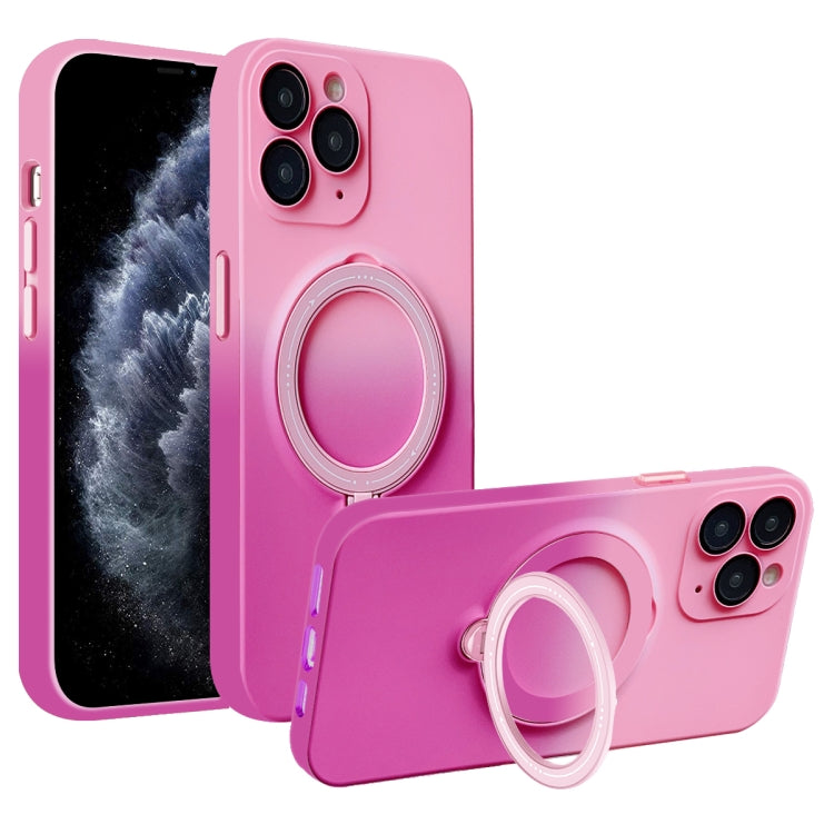Gradient TPU MagSafe Holder Phone Case, For iPhone 12 Pro Max, For iPhone 12 Pro, For iPhone 11 Pro Max, For iPhone 11, For iPhone 11 Pro
