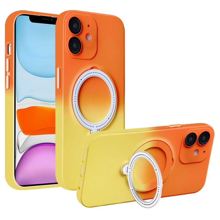 Gradient TPU MagSafe Holder Phone Case, For iPhone 12 Pro Max, For iPhone 12 Pro, For iPhone 11 Pro Max, For iPhone 11, For iPhone 11 Pro