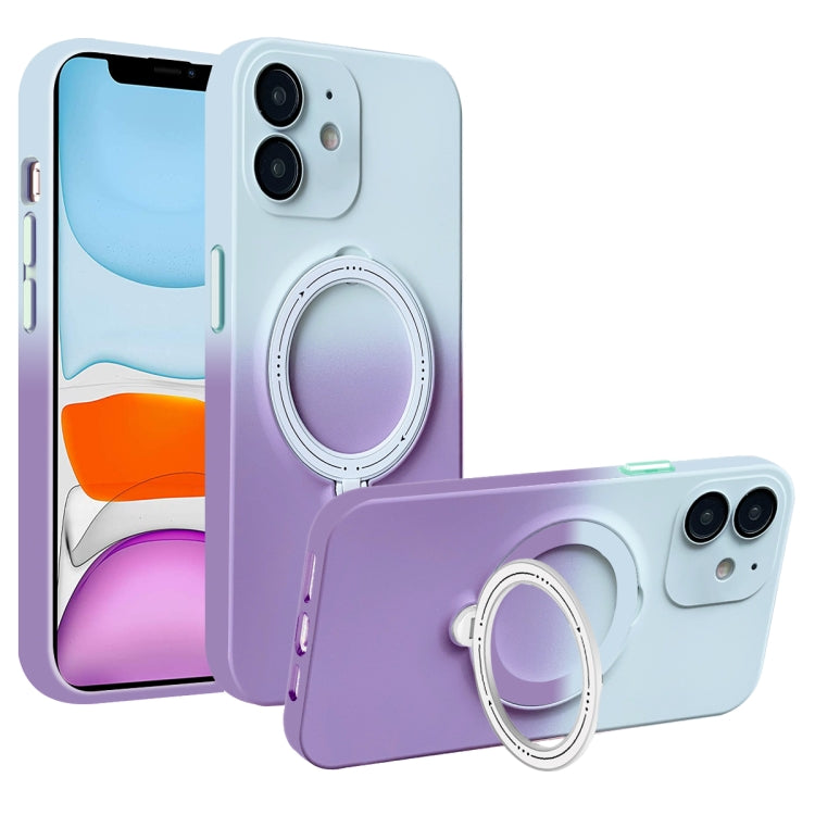 Gradient TPU MagSafe Holder Phone Case, For iPhone 12 Pro Max, For iPhone 12 Pro, For iPhone 11 Pro Max, For iPhone 11, For iPhone 11 Pro