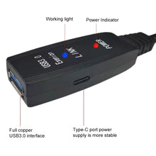 Load image into Gallery viewer, USB 3.0 Male to Female Super Speed Extension Cable, 5m, 10m