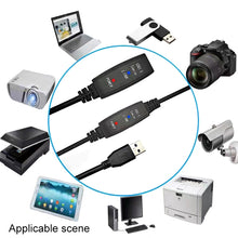 Load image into Gallery viewer, USB 3.0 Male to Female Super Speed Extension Cable, 5m, 10m