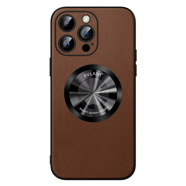 SULADA Microfiber Leather MagSafe Magnetic Phone Case, For iPhone 14 Pro, For iPhone 14 Pro Max, For iPhone 13 Pro Max, For iPhone 13 Pro, For iPhone 13, For iPhone 12