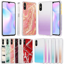 Load image into Gallery viewer, 2pcs Gradient Marble Phone Case