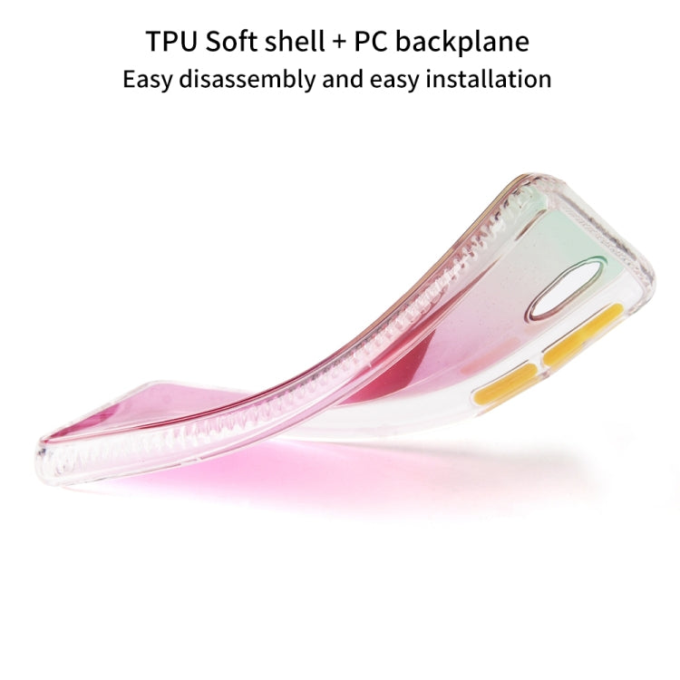 2pcs Gradient Marble Phone Case