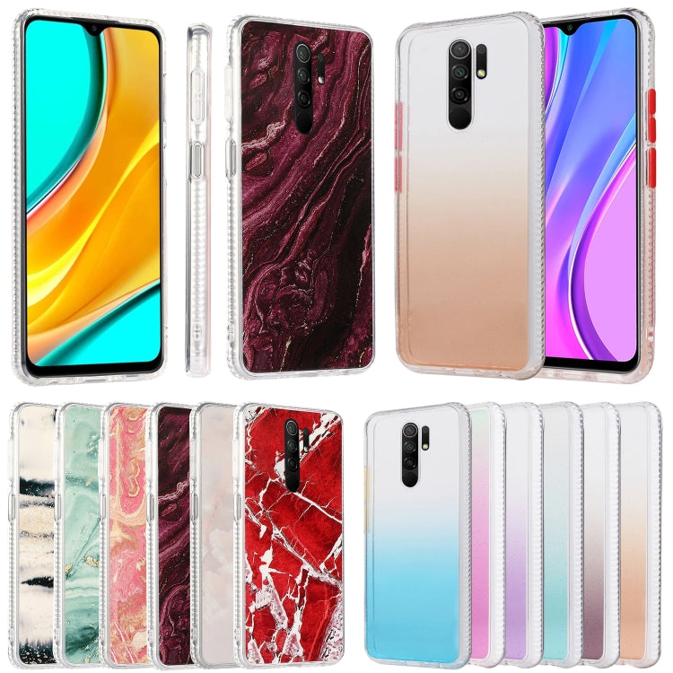 2pcs Gradient Marble Phone Case