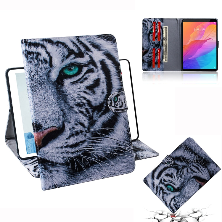 Colored Drawing Pattern Horizontal Flip PU Leather Case with Holder & Card Slots & Wallet
