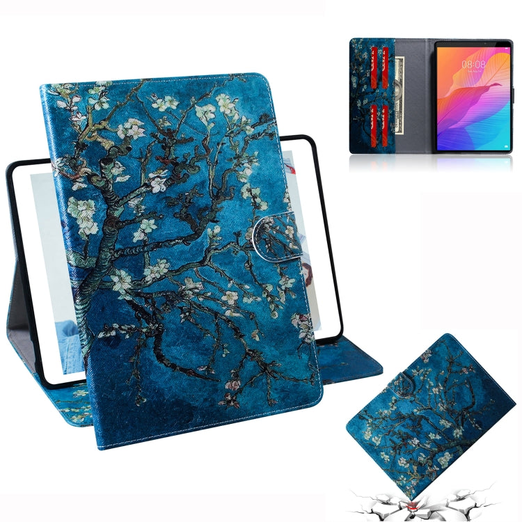 Colored Drawing Pattern Horizontal Flip PU Leather Case with Holder & Card Slots & Wallet