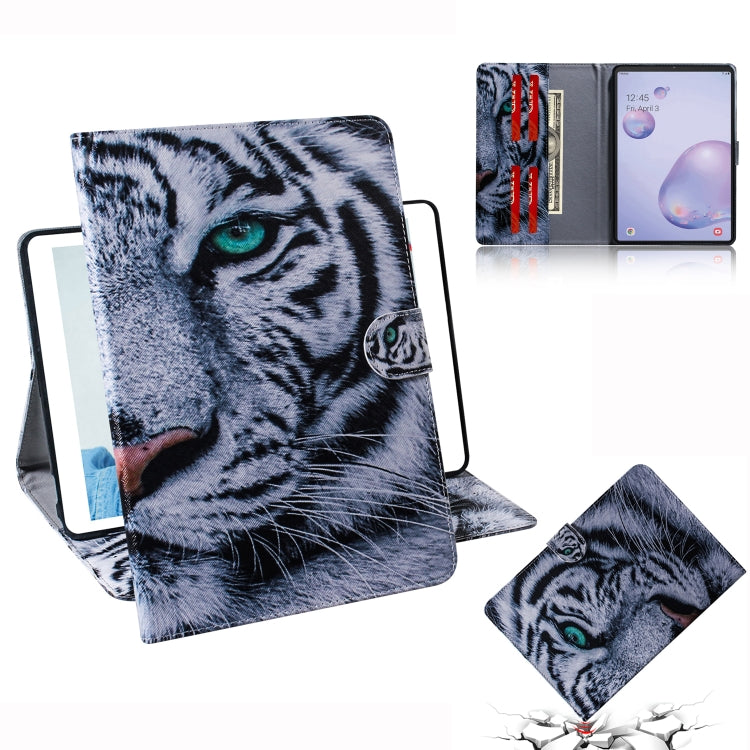 Colored Drawing Pattern Horizontal Flip PU Leather Case with Holder & Card Slots & Wallet