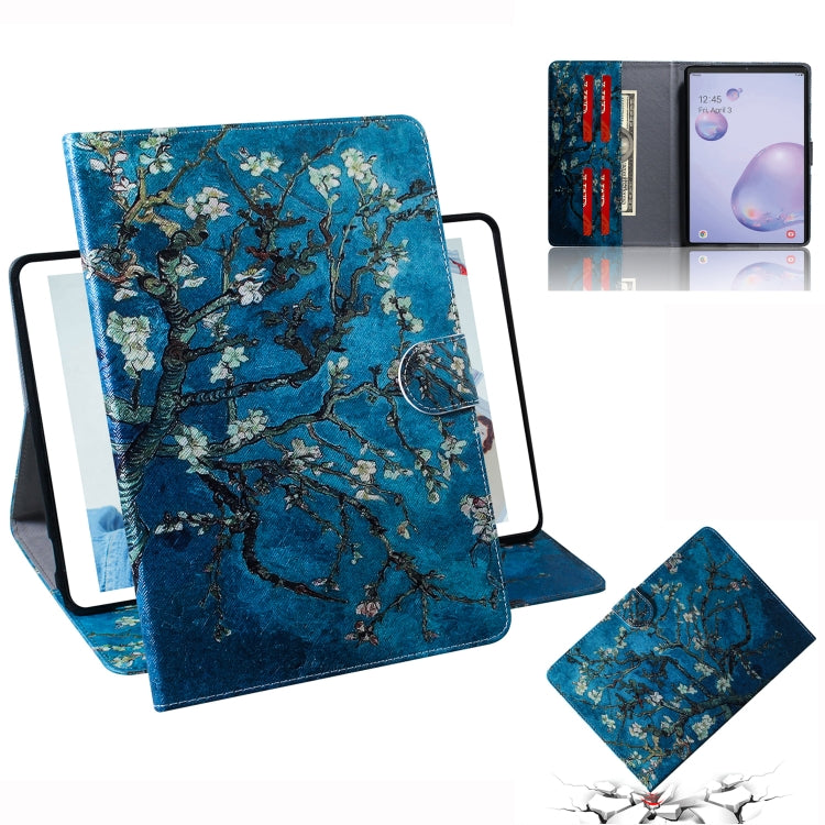 Colored Drawing Pattern Horizontal Flip PU Leather Case with Holder & Card Slots & Wallet