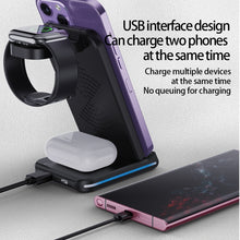 Load image into Gallery viewer, H28 15W 5 in 1 Folding Multifunctional Wireless Charger, H28