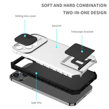 Load image into Gallery viewer, Stereoscopic Holder Sliding Camshield Phone Case, For iPhone 15 Plus, For iPhone 15