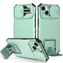 Load image into Gallery viewer, Stereoscopic Holder Sliding Camshield Phone Case, For iPhone 15 Plus, For iPhone 15