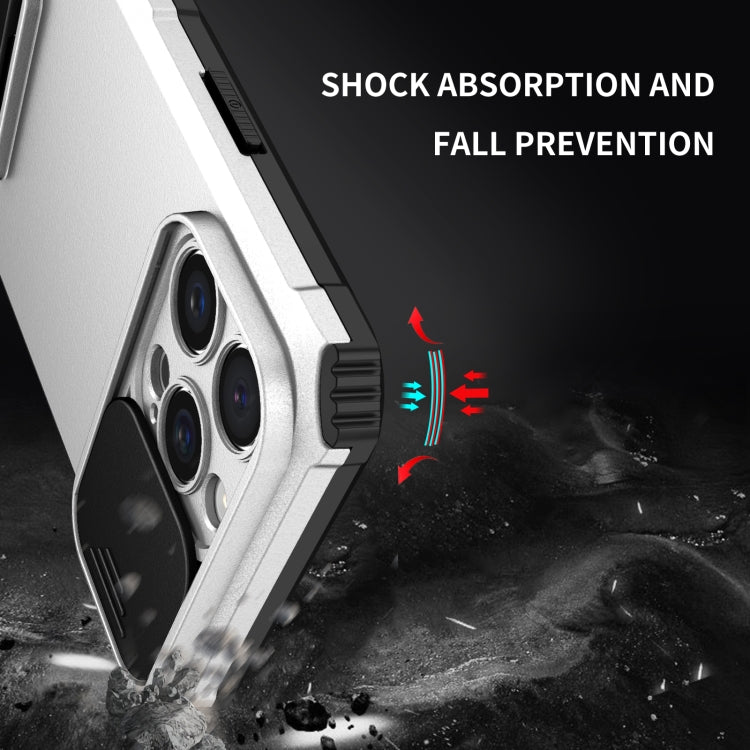 Stereoscopic Holder Sliding Camshield Phone Case, For iPhone 16 Pro Max, For iPhone 16 Pro, For iPhone 16 Plus, For iPhone 16, For iPhone 15 Pro Max, For iPhone 15 Pro