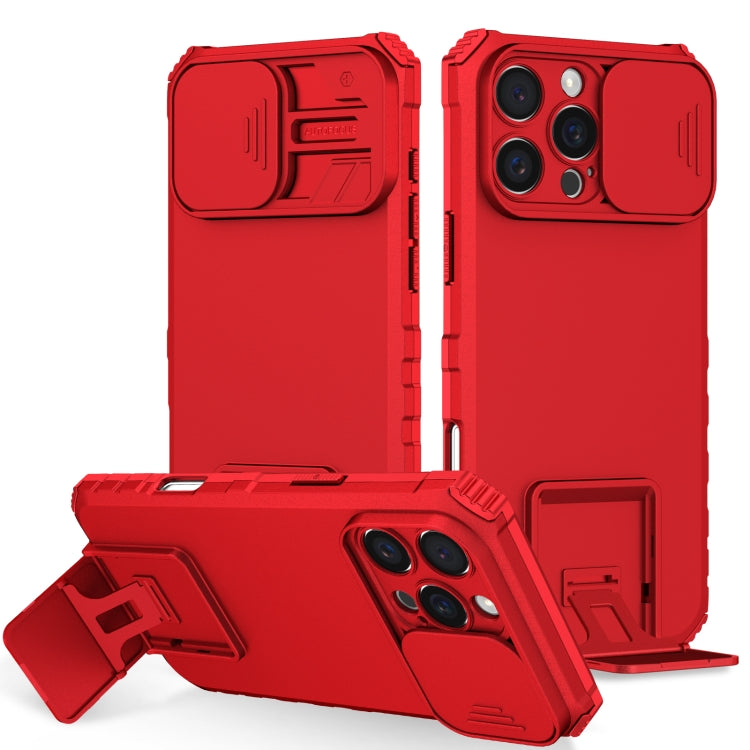 Stereoscopic Holder Sliding Camshield Phone Case, For iPhone 16 Pro Max, For iPhone 16 Pro, For iPhone 16 Plus, For iPhone 16, For iPhone 15 Pro Max, For iPhone 15 Pro