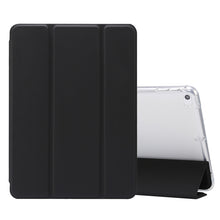 Load image into Gallery viewer, 3-folding Electric Pressed Skin Texture Horizontal Flip Shockproof Transparent TPU + PU Leather Case with Holder &amp; Pen Slot &amp; Sleep / Wake-up Function, For iPad Air (2019)/Pro 10.5 (2017), For iPad mini (2019) / mini 4, For iPad Pro 11 inch (2020)