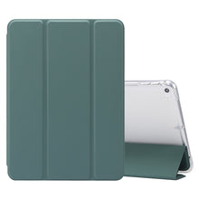 Load image into Gallery viewer, 3-folding Electric Pressed Skin Texture Horizontal Flip Shockproof Transparent TPU + PU Leather Case with Holder &amp; Pen Slot &amp; Sleep / Wake-up Function, For iPad Air (2019)/Pro 10.5 (2017), For iPad mini (2019) / mini 4, For iPad Pro 11 inch (2020)