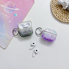 Load image into Gallery viewer, Transparent Glitter Bluetooth Earphone Protective Case, For AirPods Pro 2, For AirPods 3, For AirPods Pro