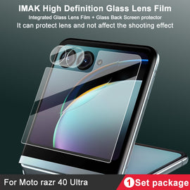 1 Sets imak Integrated Lens Film + Glass Rear Screen Sticker