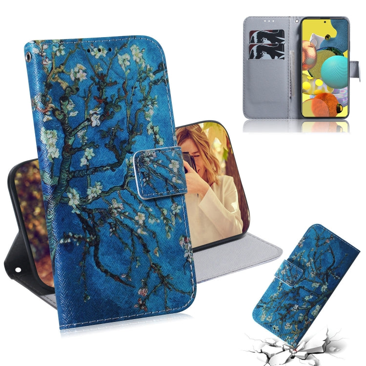 Colored Drawing Horizontal Flip Leather Case with Holder & Card Slot & Wallet