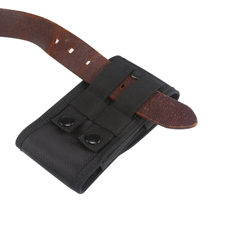 Multifunctional Universal Vertical Nylon Fabric Waist Bag Tactical Belt Bag, For 5.3 inch and Below Phones, For 6.7 inch and Below Phones