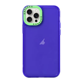 Color Contrast Lens Frame Transparent TPU Phone Case, For iPhone 15 Pro Max, For iPhone 14 Plus, For iPhone 15 Pro, For iPhone 14