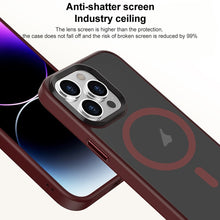 Load image into Gallery viewer, Brilliant Series MagSafe Micro-frosted Anti-fingerprint PC Phone Case, For iPhone 15 Pro Max, For iPhone 15 Pro, For iPhone 15 Plus, For iPhone 15
