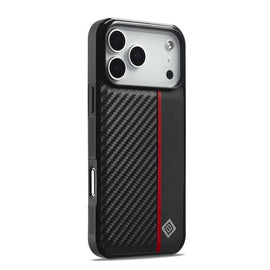 LC.IMEEKE 3 in 1 Carbon Fiber Texture Shockproof Phone Case, For iPhone 18 Pro / 17 Pro, For iPhone 18 Pro Max/17 Pro Max, For iPhone 17, For iPhone 17 Air, For iPhone 16 Pro Max, For iPhone 16 Pro, For iPhone 16 Plus, For iPhone 16, For iPhone 14 Plus...
