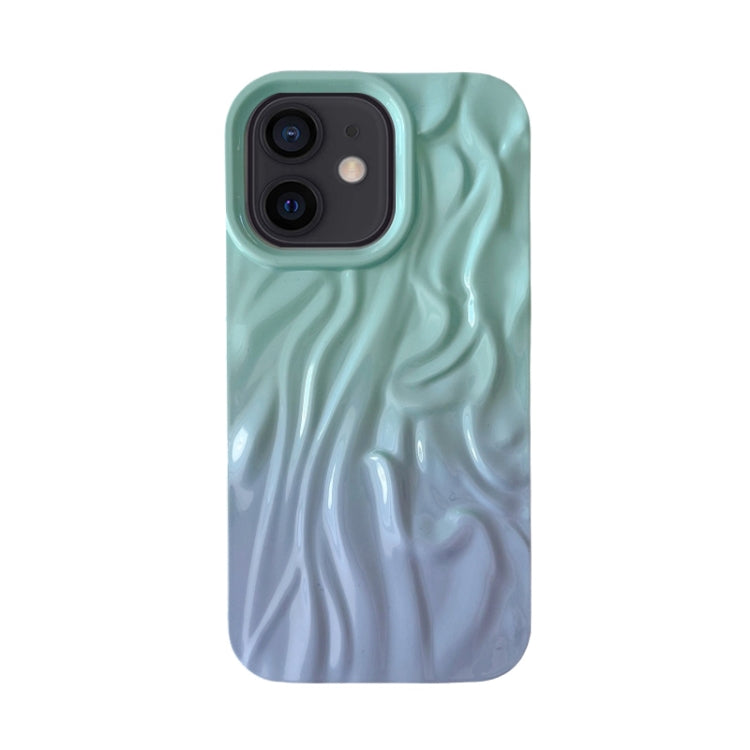 Wrinkle Gradient Oily Feel TPU Phone Case, For iPhone 13 Pro, For iPhone 13, For iPhone 12, For iPhone 12 Pro Max, For iPhone 12 Pro
