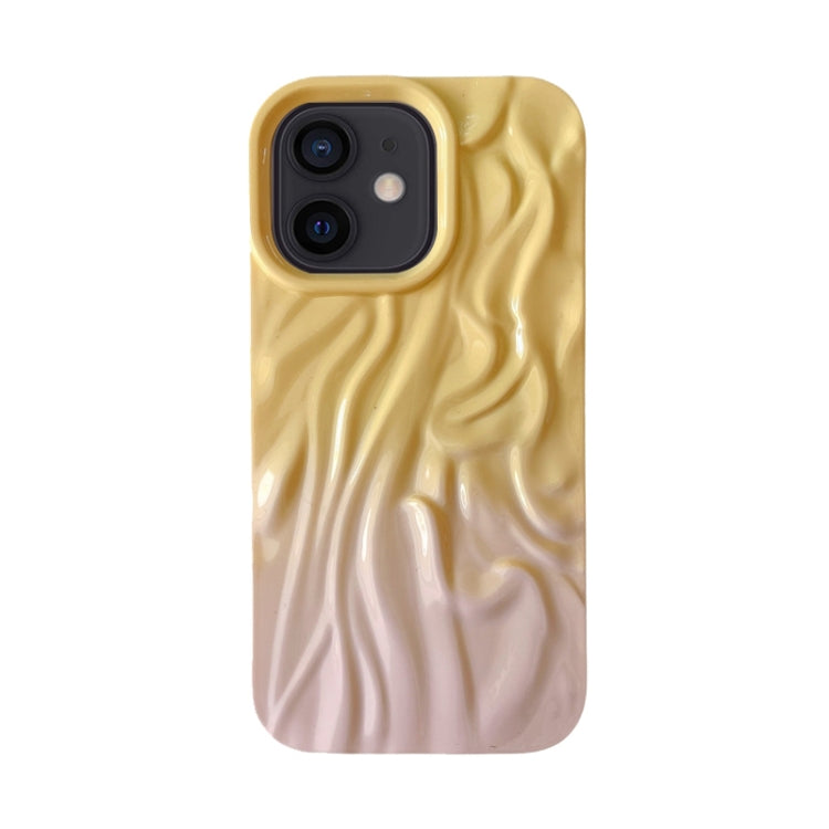 Wrinkle Gradient Oily Feel TPU Phone Case, For iPhone 13 Pro, For iPhone 13, For iPhone 12, For iPhone 12 Pro Max, For iPhone 12 Pro
