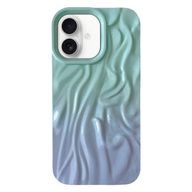 Wrinkle Gradient Oily Feel TPU Phone Case, For iPhone 16 Plus, For iPhone 16, For iPhone 15 Pro Max, For iPhone 15 Pro, For iPhone 15 Plus, For iPhone 15, For iPhone 14, For iPhone 14 Pro, For iPhone 14 Pro Max, For iPhone 13 Pro Max