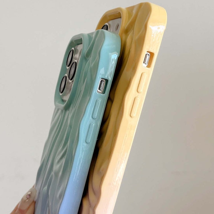 Wrinkle Gradient Oily Feel TPU Phone Case, For iPhone 13 Pro, For iPhone 13, For iPhone 12, For iPhone 12 Pro Max, For iPhone 12 Pro