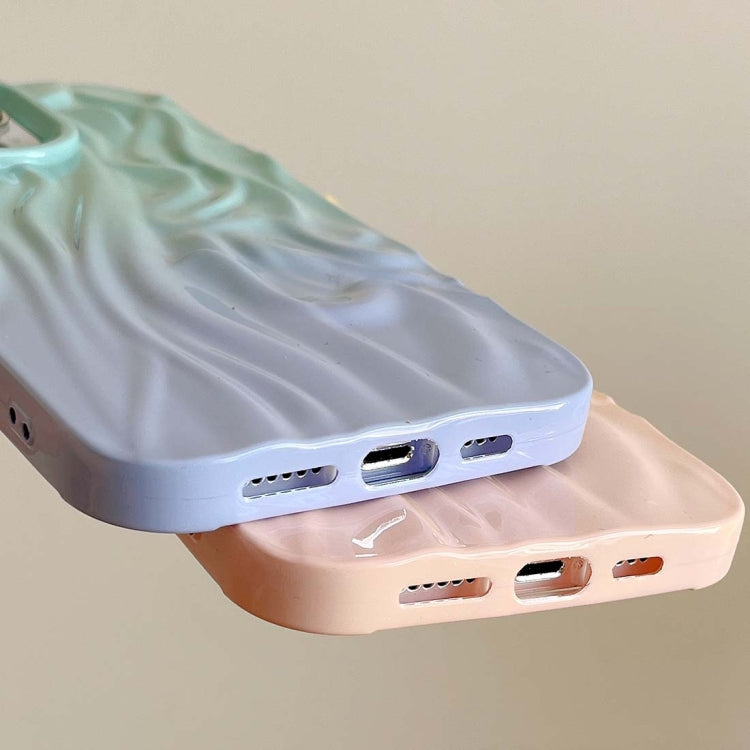 Wrinkle Gradient Oily Feel TPU Phone Case, For iPhone 13 Pro, For iPhone 13, For iPhone 12, For iPhone 12 Pro Max, For iPhone 12 Pro