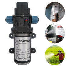 Load image into Gallery viewer, Diaphragm 8L Atomizing Spray Water Pump for Car Washing / Irrigation, DC12V 100W Smart Double Thread Positive Pump, DC12V 100W Reflux Double Thread Positive Pump, DC24V 100W Smart Double Thread Positive Pump, DC24V 100W Reflux Double Thread Positive Pu...